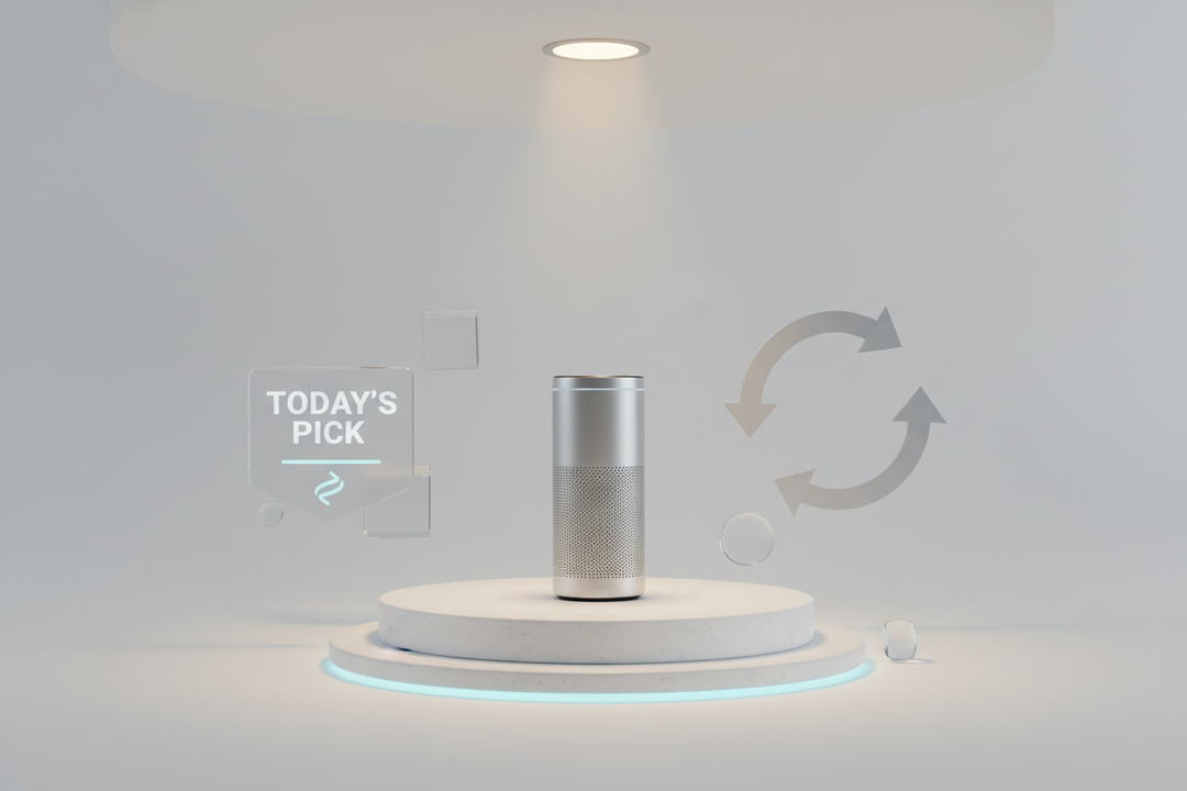 choose a random product image and change daily